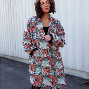 Dressed in LaLa - Scorpio Coat in Wild Soul Jacquard - L/XL